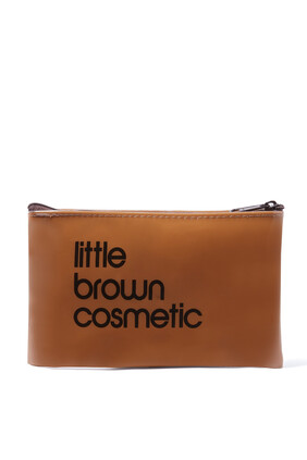Little Brown Cosmetic Bag
